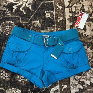 Bongo Juniors Blue Belted Shorts Size 1